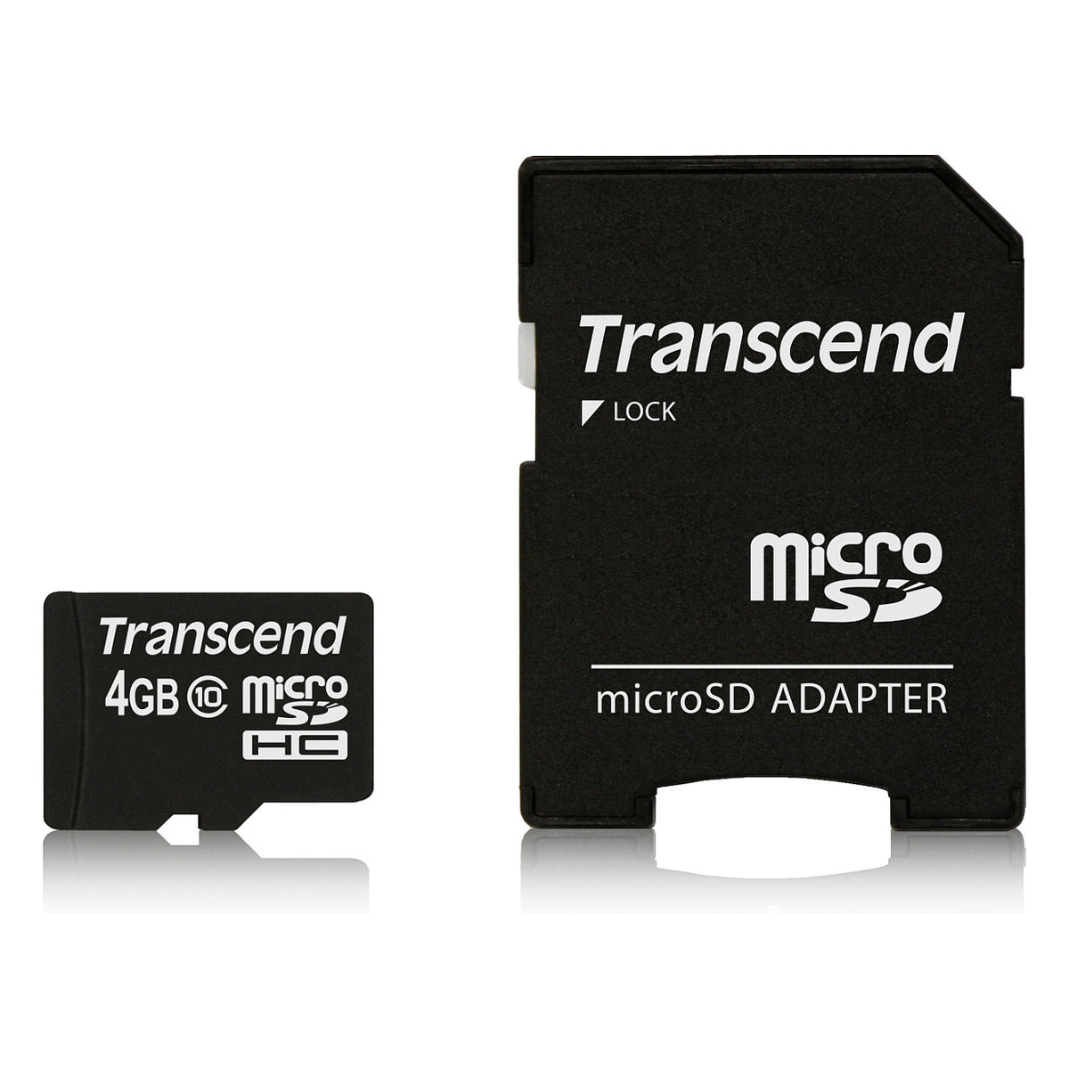 CARD 4GB Transcend Premium MicroSDHC 45MB/s +Adapter