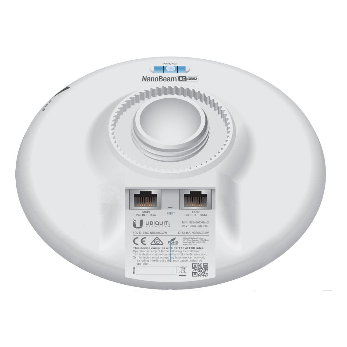 Ubiquiti 5 GHz NanoBeam AC, Gen2