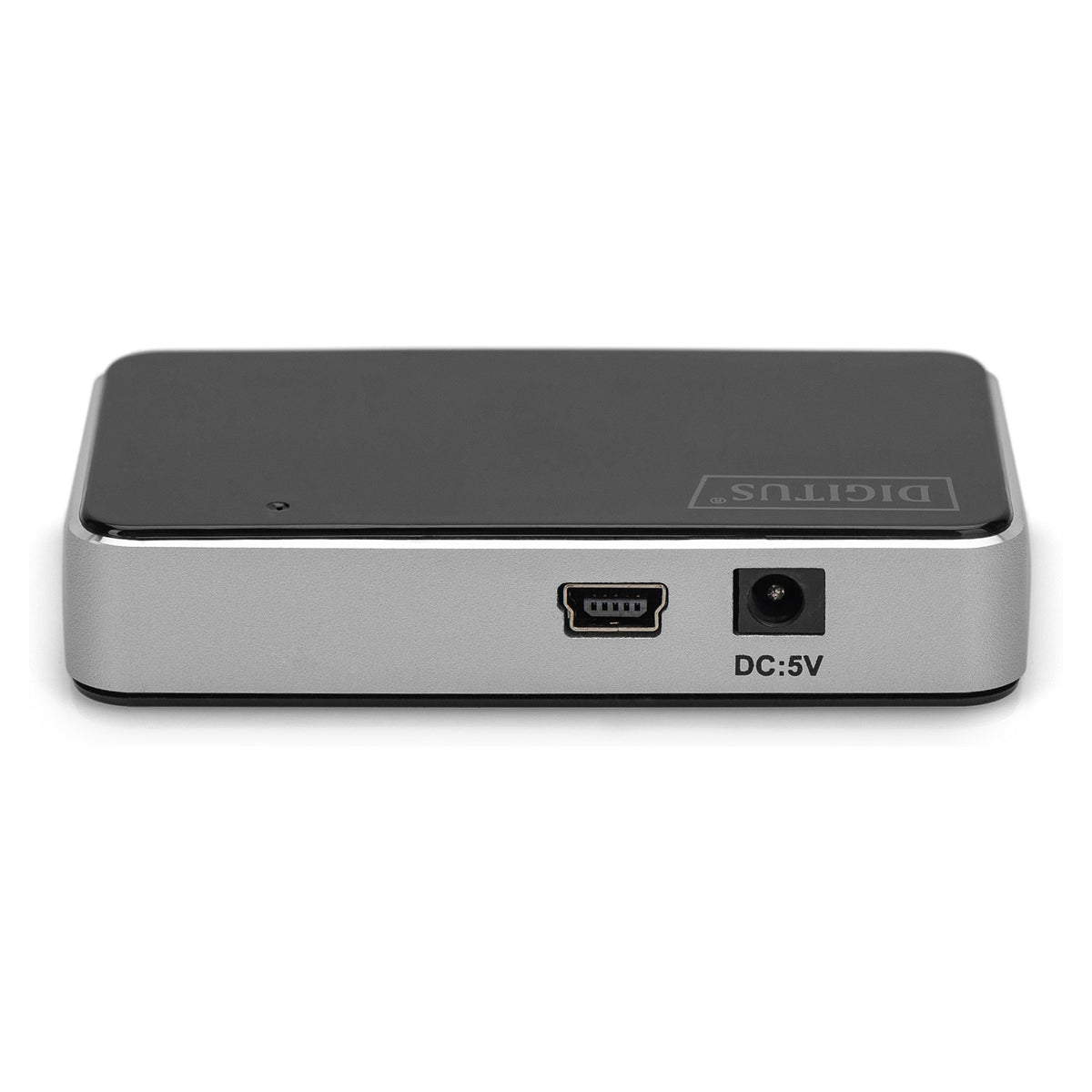 DIGITUS USB-Hub 4-Port 2.0->4xA2.0 m.Netzteil schwarz