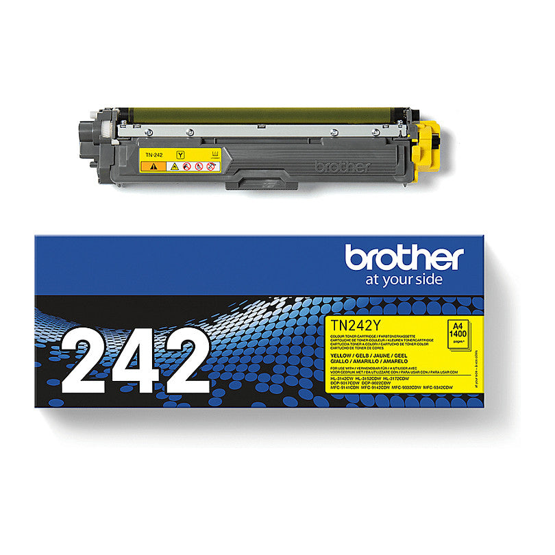 Brother Toner TN-242Y Gelb bis zu 1.400 Seiten nach ISO/IEC 19798