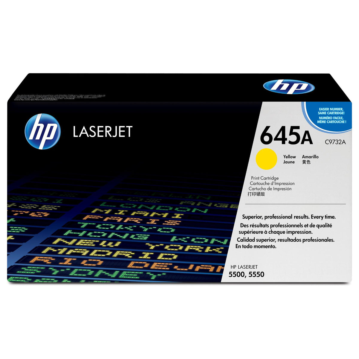 HP 645A original Colour LaserJet Toner cartridge C9732A yellow standard capacity 12.000 pages 1-pack