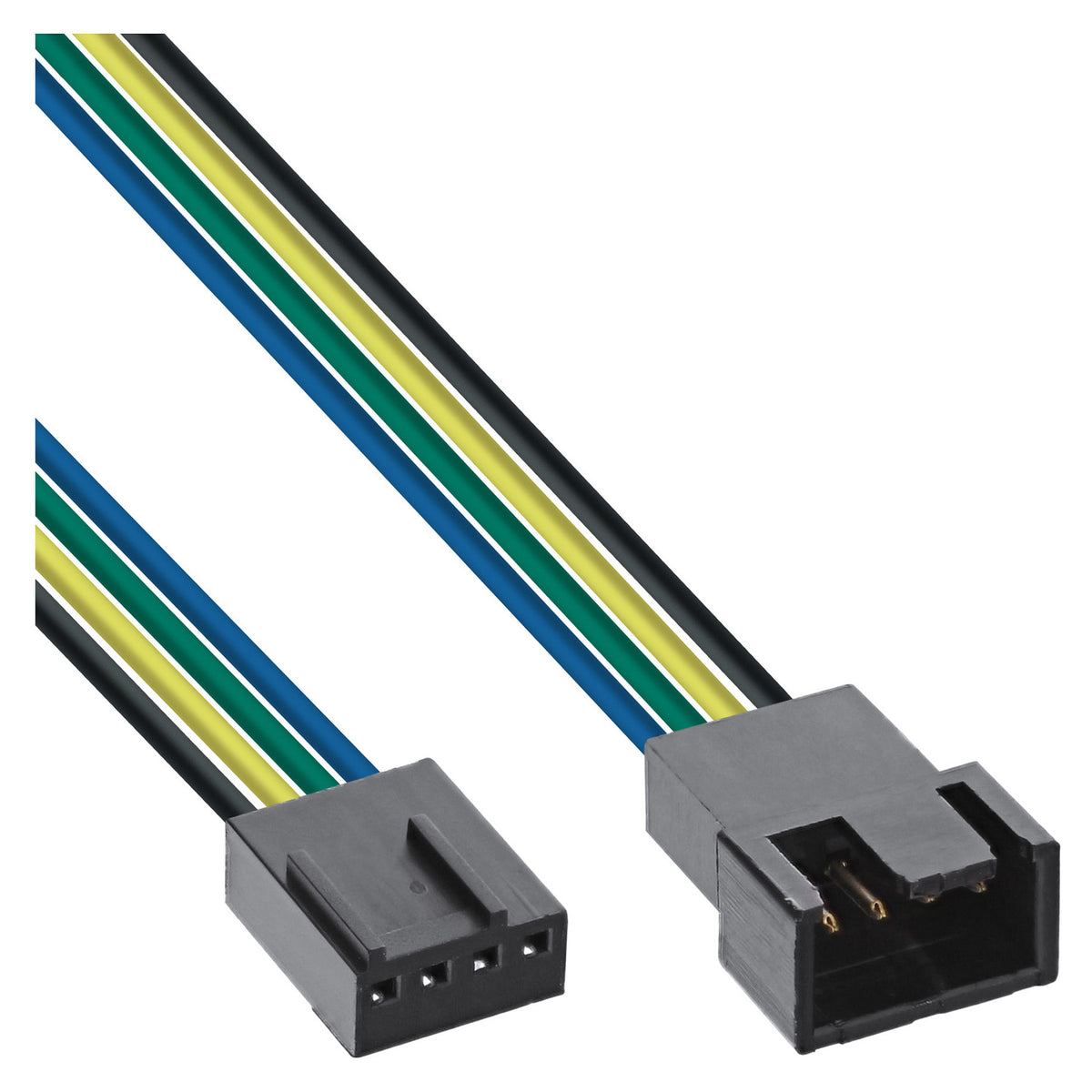 INLINE 4pol Molex St/Bu 0,3m