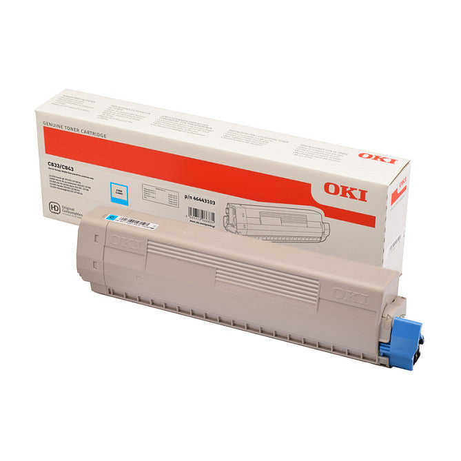 OKI C823 TONER CYAN HC (46443103)