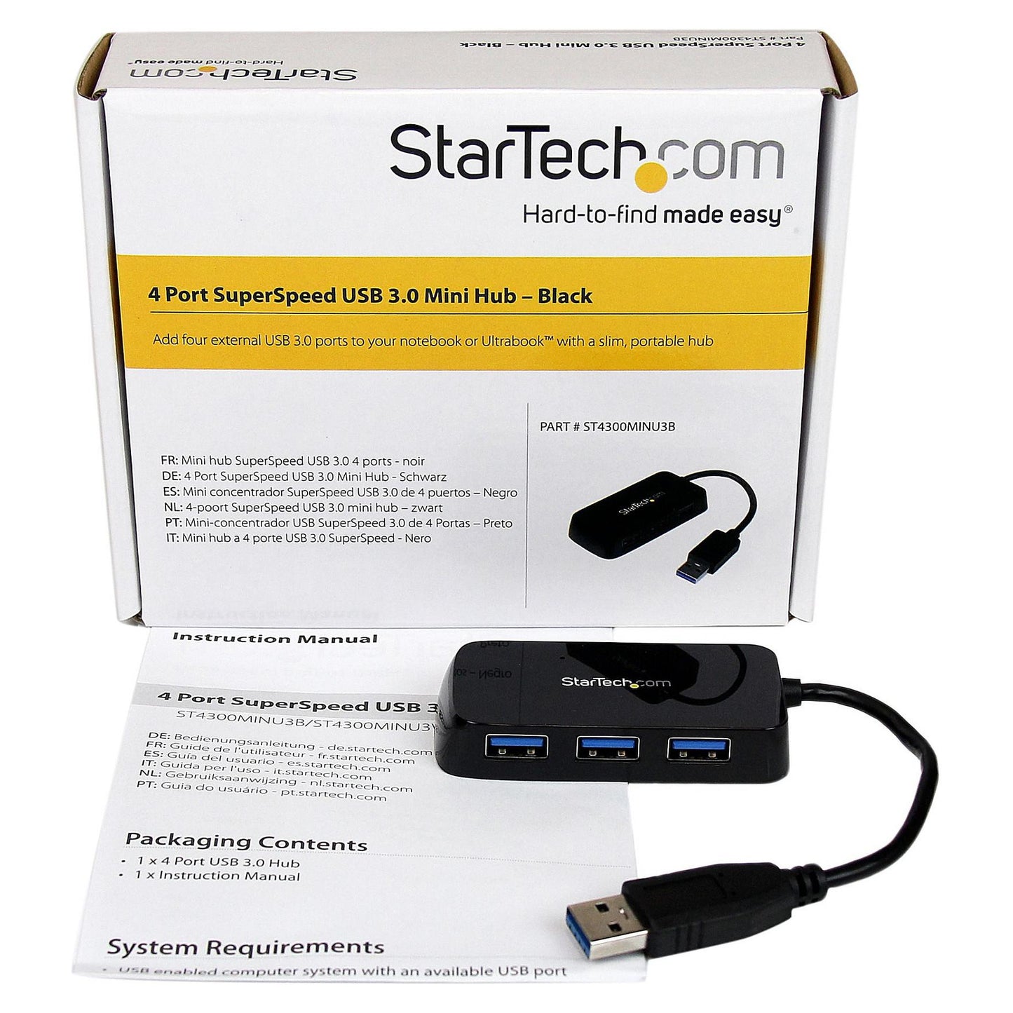 HUB USB3.0 4Port Startech