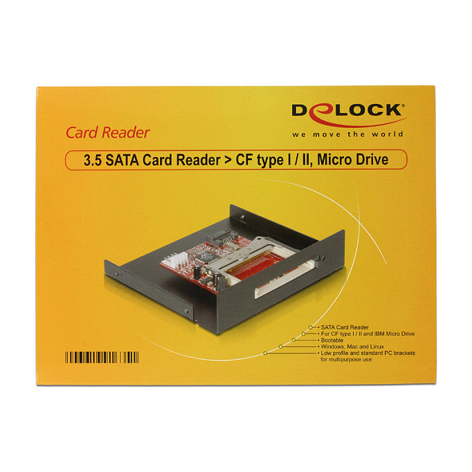 SATA 3.5" Card Reader für Compact Flash