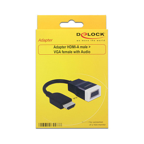 Adapter HDMI-A Stecker > VGA Buc