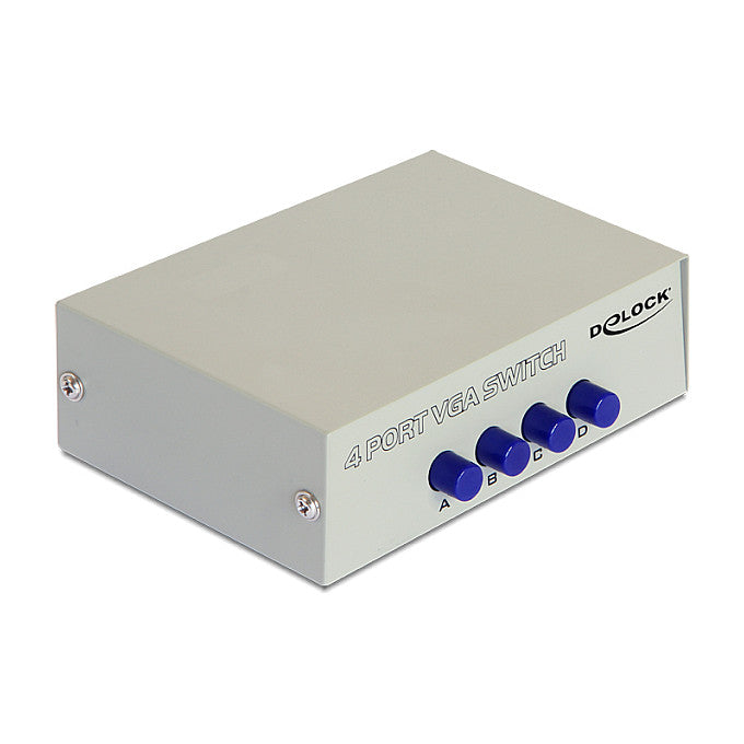 Umschalter VGA 4 Port manuell bidirektional