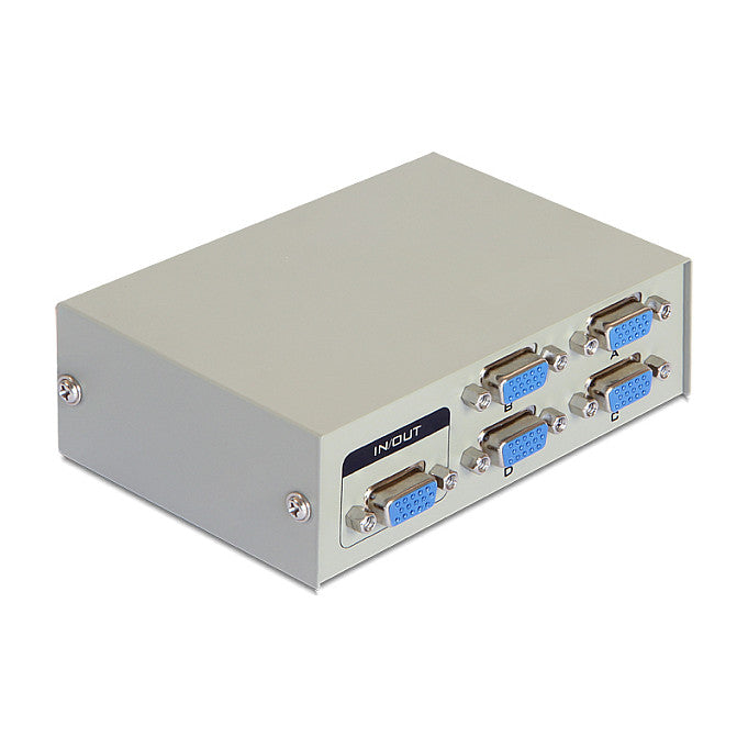 Umschalter VGA 4 Port manuell bidirektional