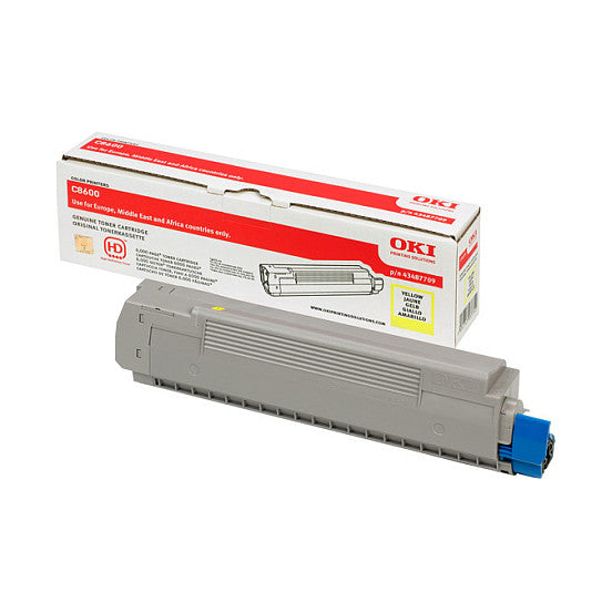 OKI Toner 43487709 Gelb bis zu 6.000 Seiten