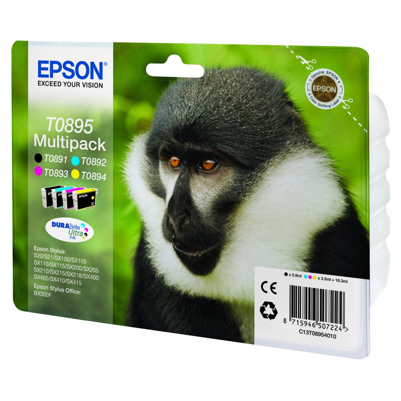 Epson T0895 Multipack (C/M/Y/BK)