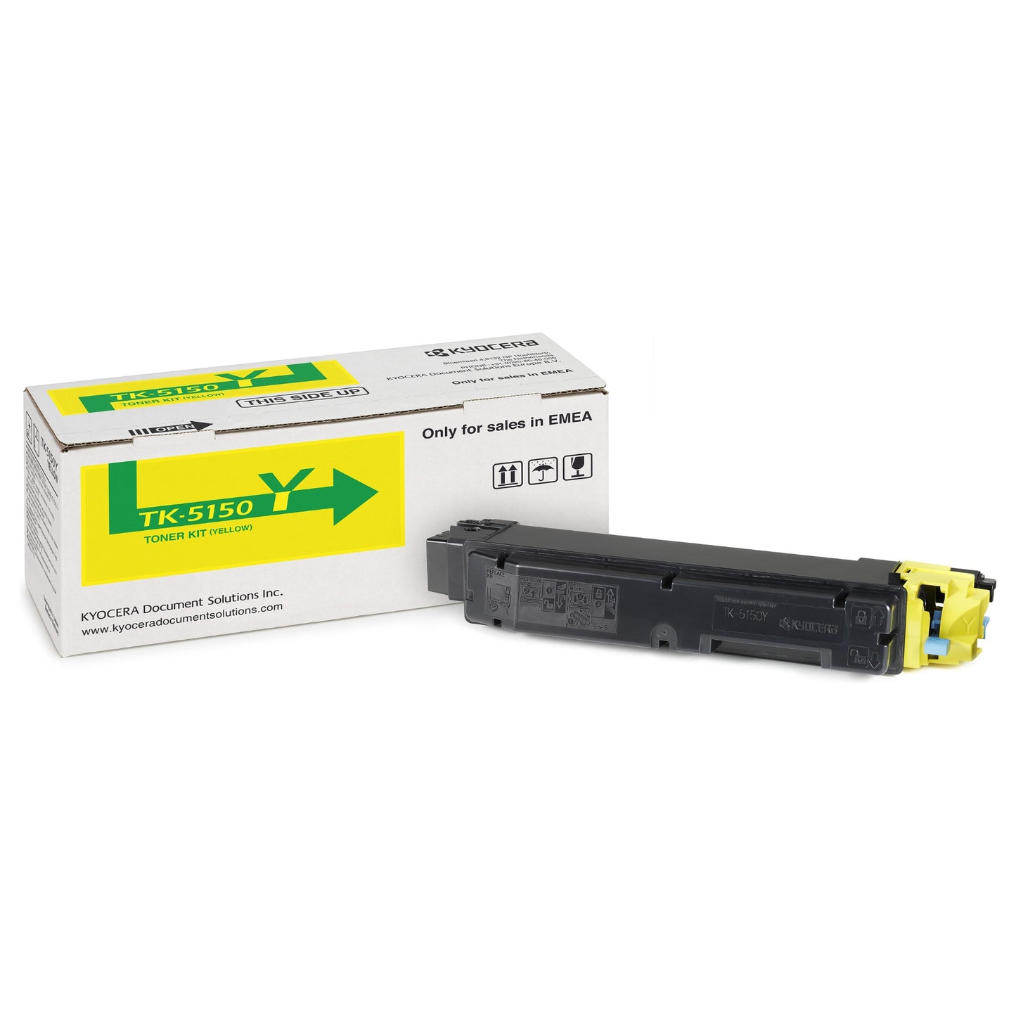 Kyocera Toner TK-5150Y Gelb bis zu 10.000 Seiten gem. ISO/IEC 19798