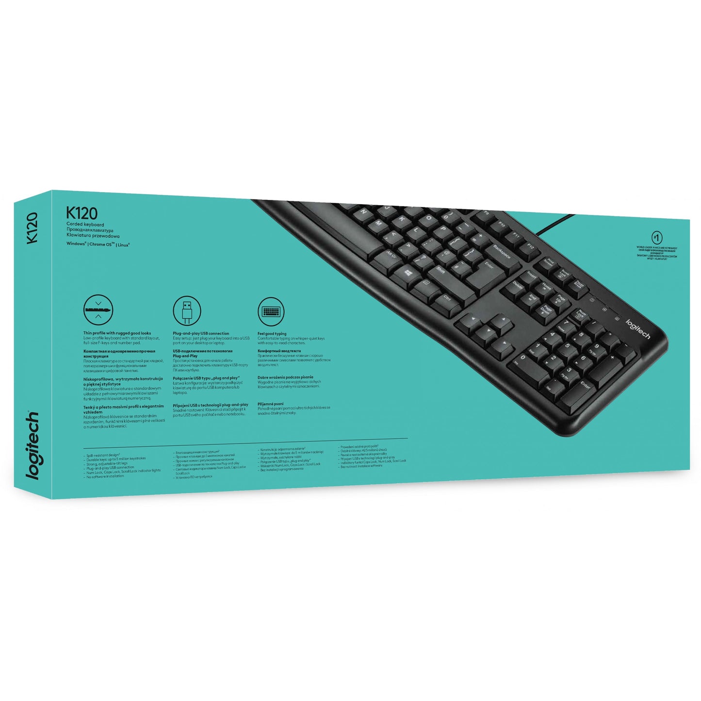 Logitech K120 französisches Layout