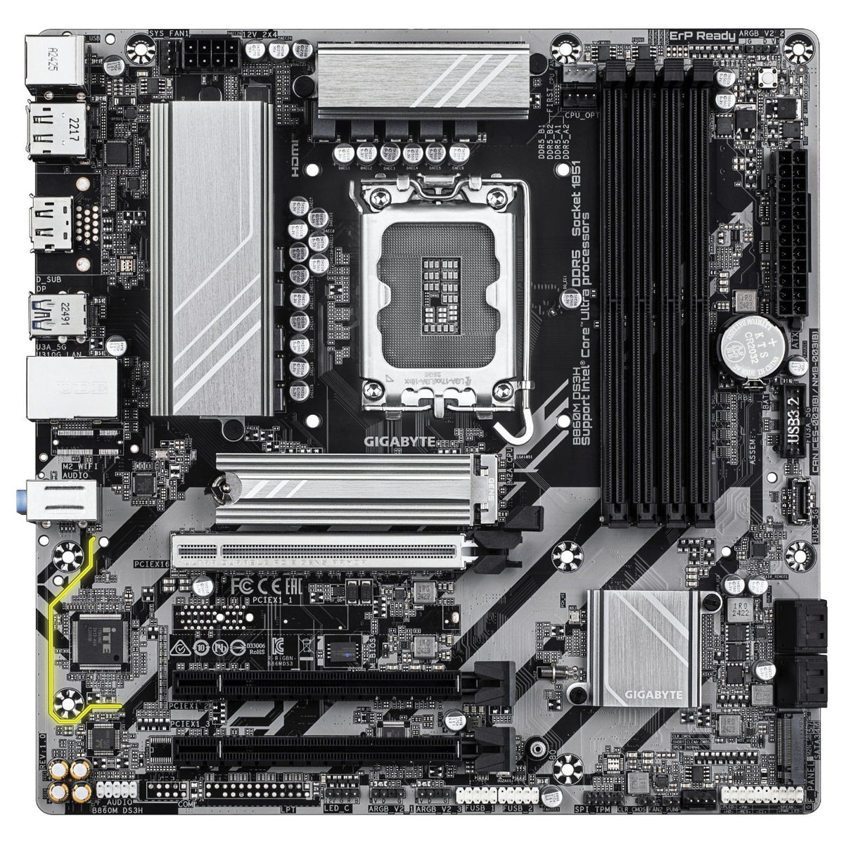 LGA1851 Gigabyte B860M DS3H