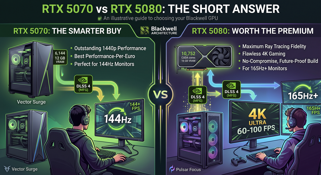 RTX 5070 vs RTX 5080: Which Should You Choose? (2026)