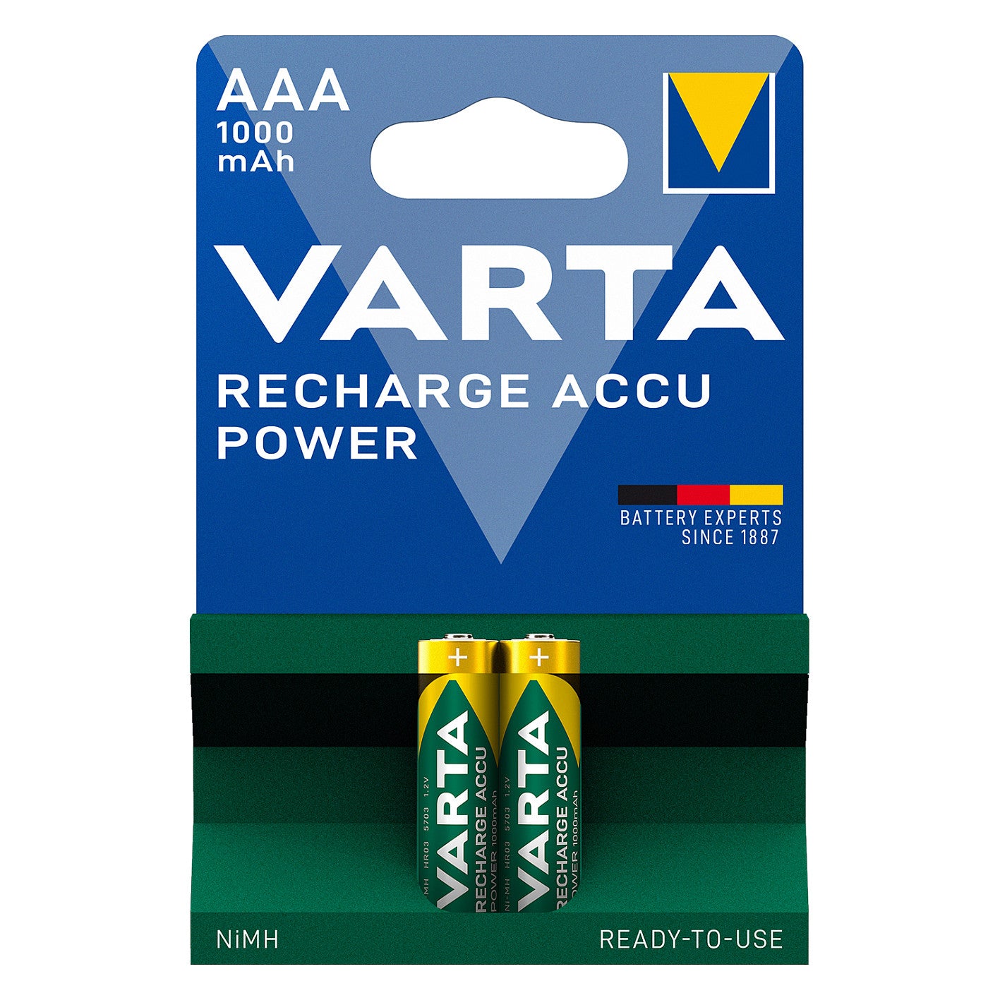 Akku AAA 1.2V (HR03) *Varta* Recharge Accu - 2er-Pack