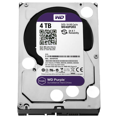 4TB WD WD40PURX Purple AV 5400RPM 64MB 24/7