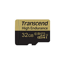 Card 32GB Transcend Hochbelastbar microHC/SD-Adapter inbegriffen