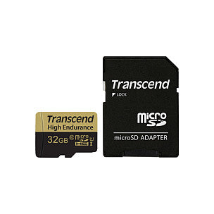 Card 32GB Transcend Hochbelastbar microHC/SD-Adapter inbegriffen