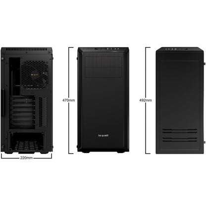 Midi be quiet! PURE BASE 600 Black Window