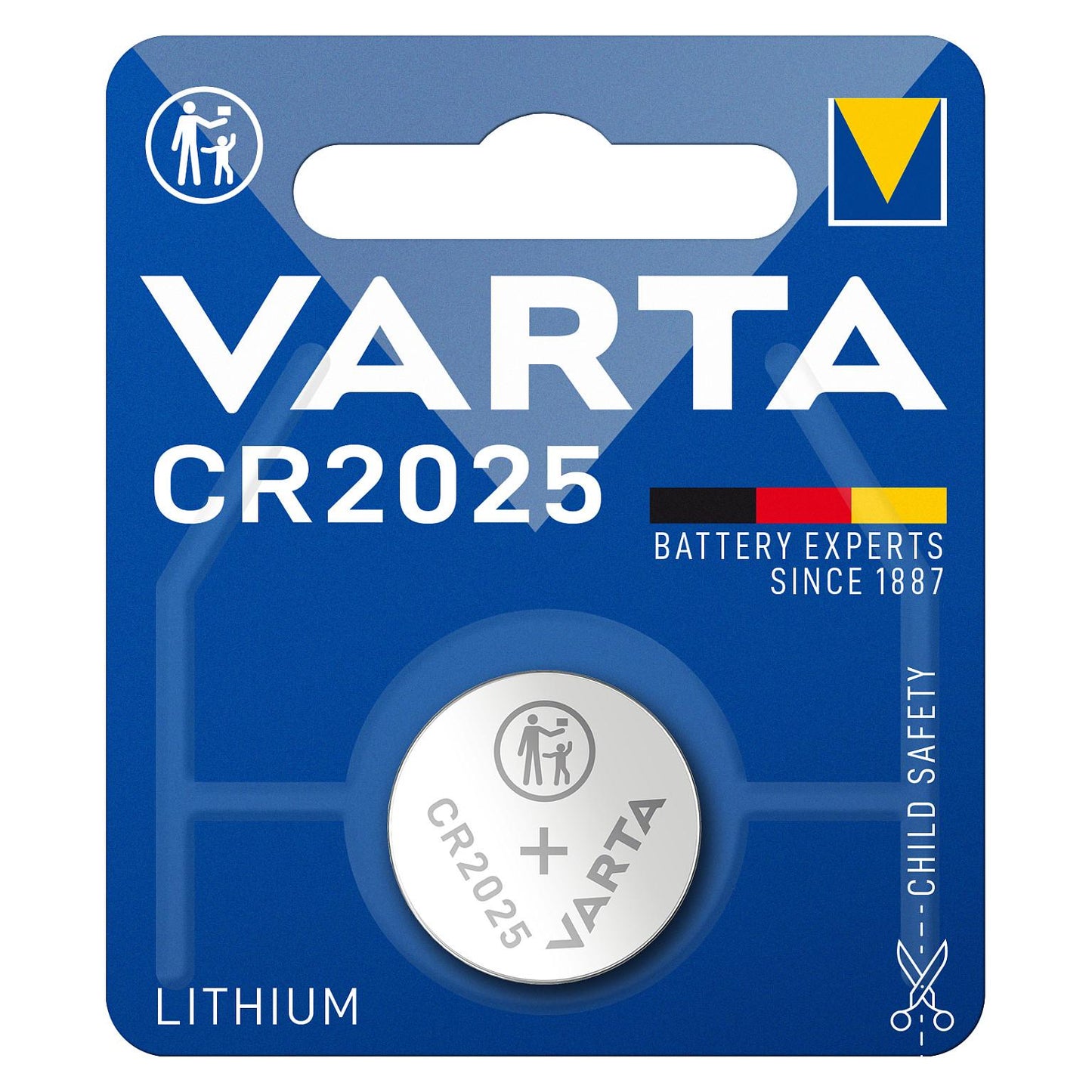 Batterie Knopfzelle CR2025 *Varta* 1-Pack