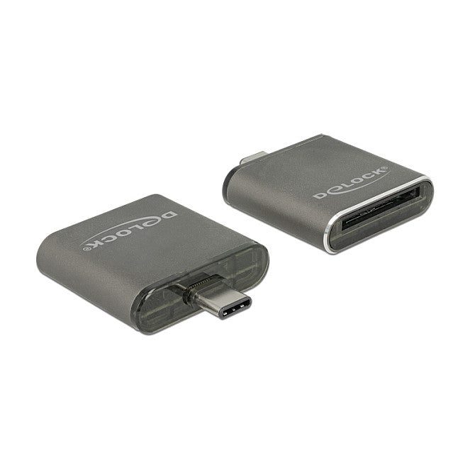 CardReader USB-C > SDHC / SDXC UHS-II / MMC Single Slot Delock