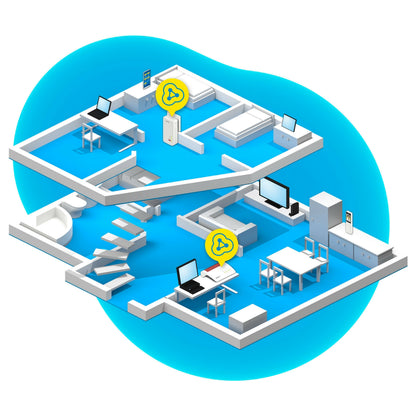 AVM FRITZ! Powerline 1260E 1200Mbit/s Eingebauter Ethernet-Anschluss WLAN white 1Stück(e) Single