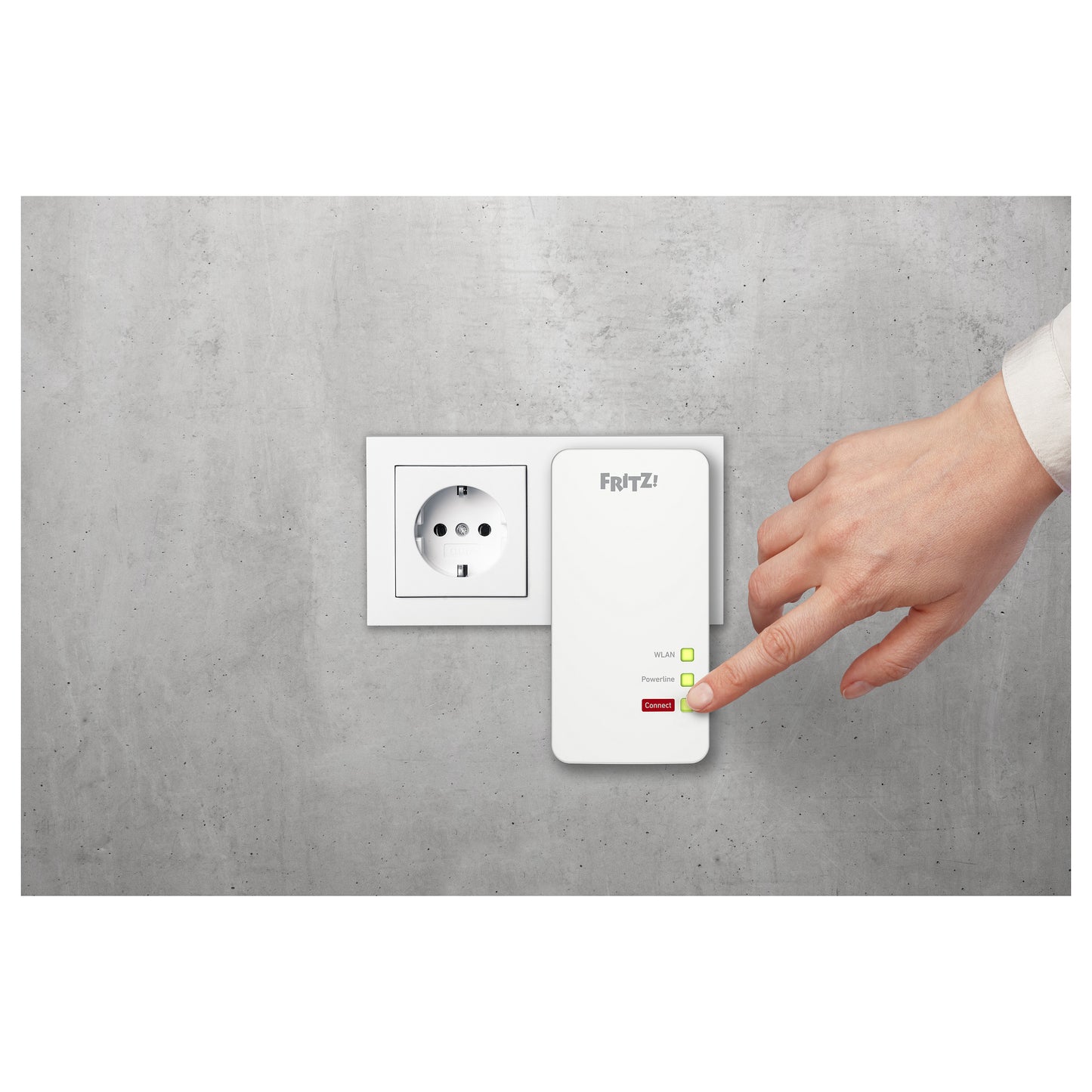 AVM FRITZ! Powerline 1260E 1200Mbit/s Eingebauter Ethernet-Anschluss WLAN white 1Stück(e) Single