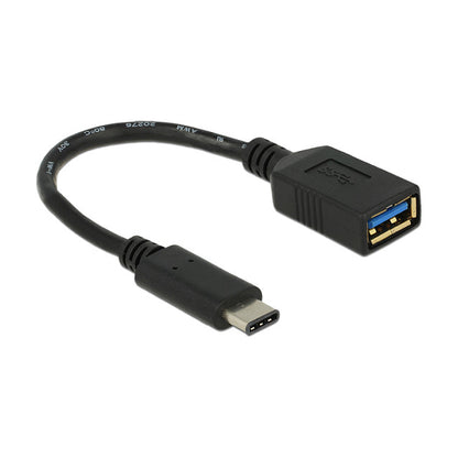 DeLock USB-C > USB 3.1 (ST-BU) Adapter Schwarz