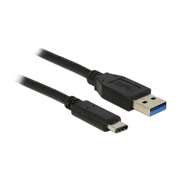 USB3.1 USB Typ-A Stecker > USB Type-C™ Stecker 1,0 m schwarz Delock