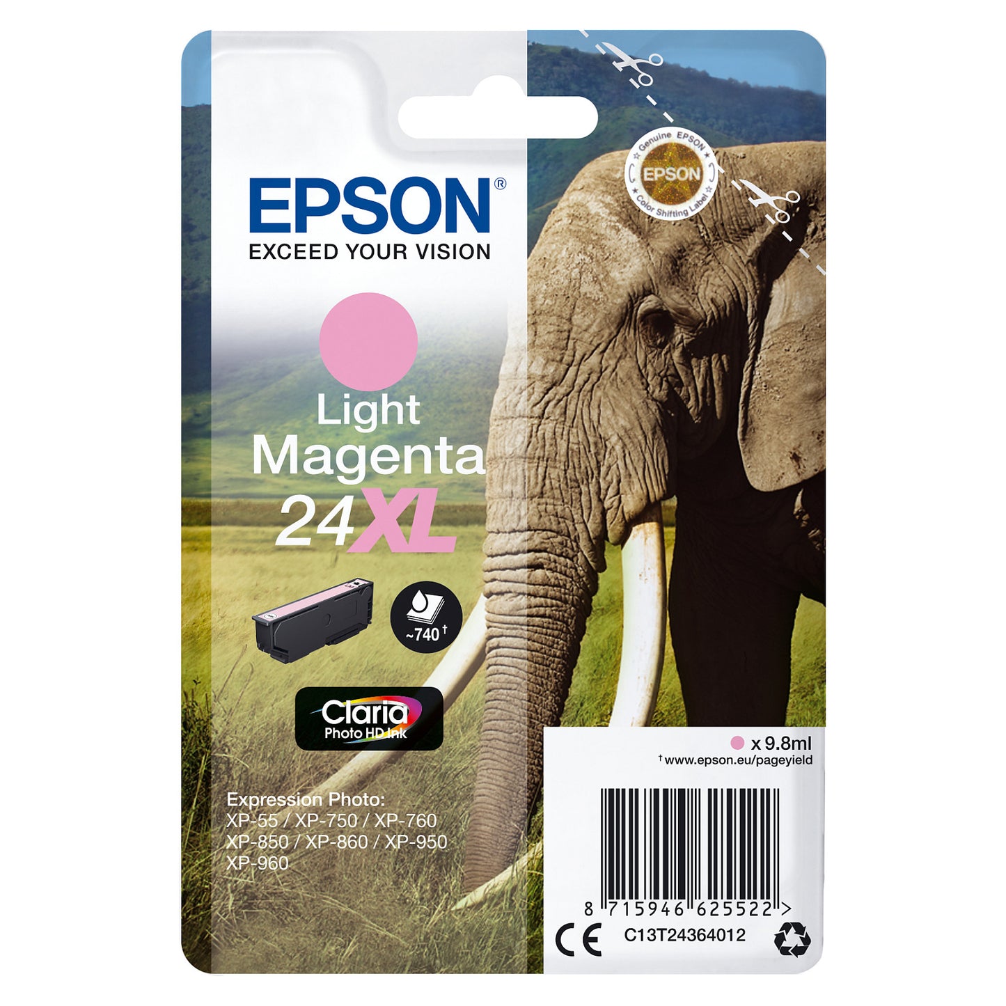 Epson C13T24364012 light magenta HC