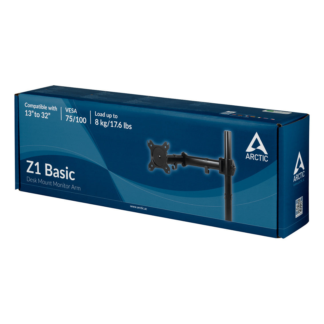 Tischhalterung für 1 Monitor bis 81,3cm 32" 15KG ARCTIC Z1 Basic