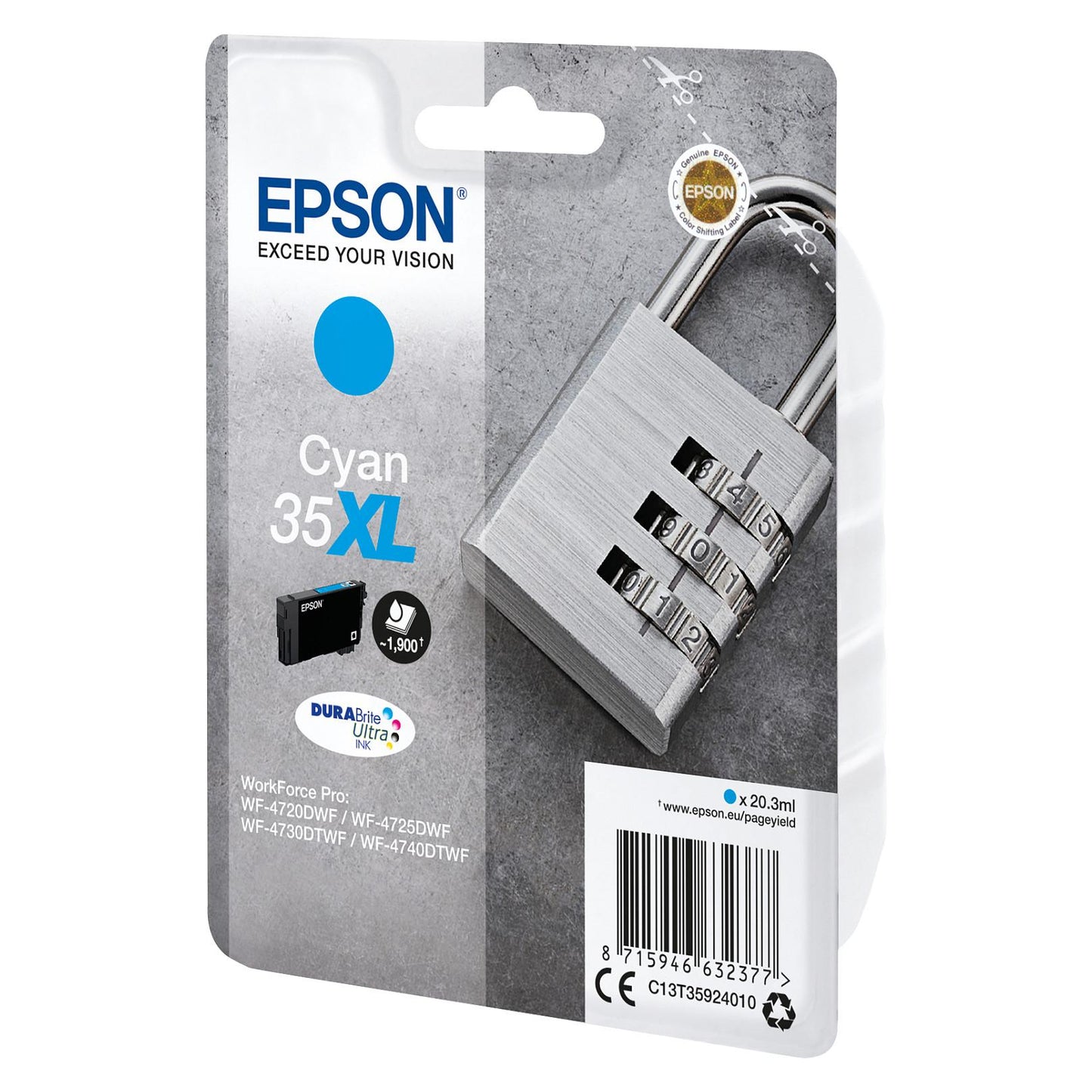 Epson C13T35924010 cyan HC