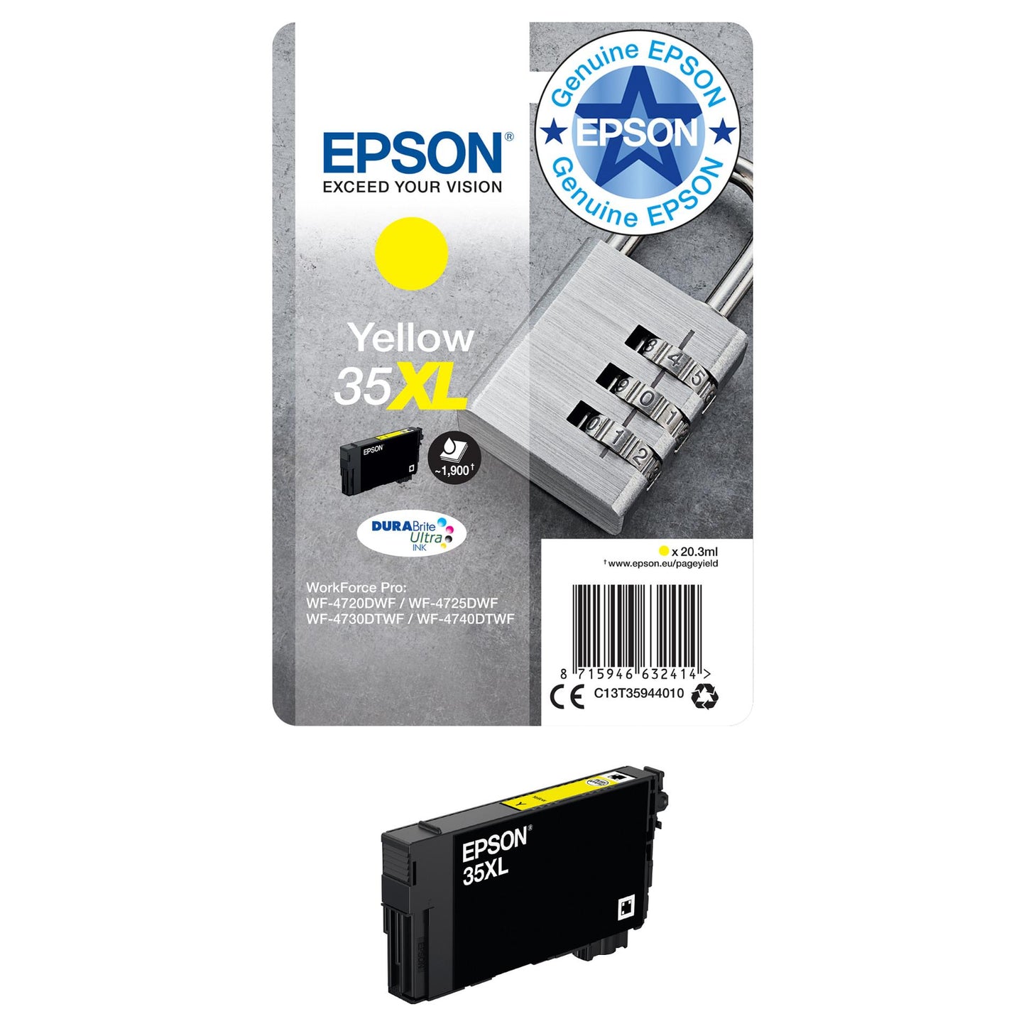 Epson C13T35944010 yellow HC