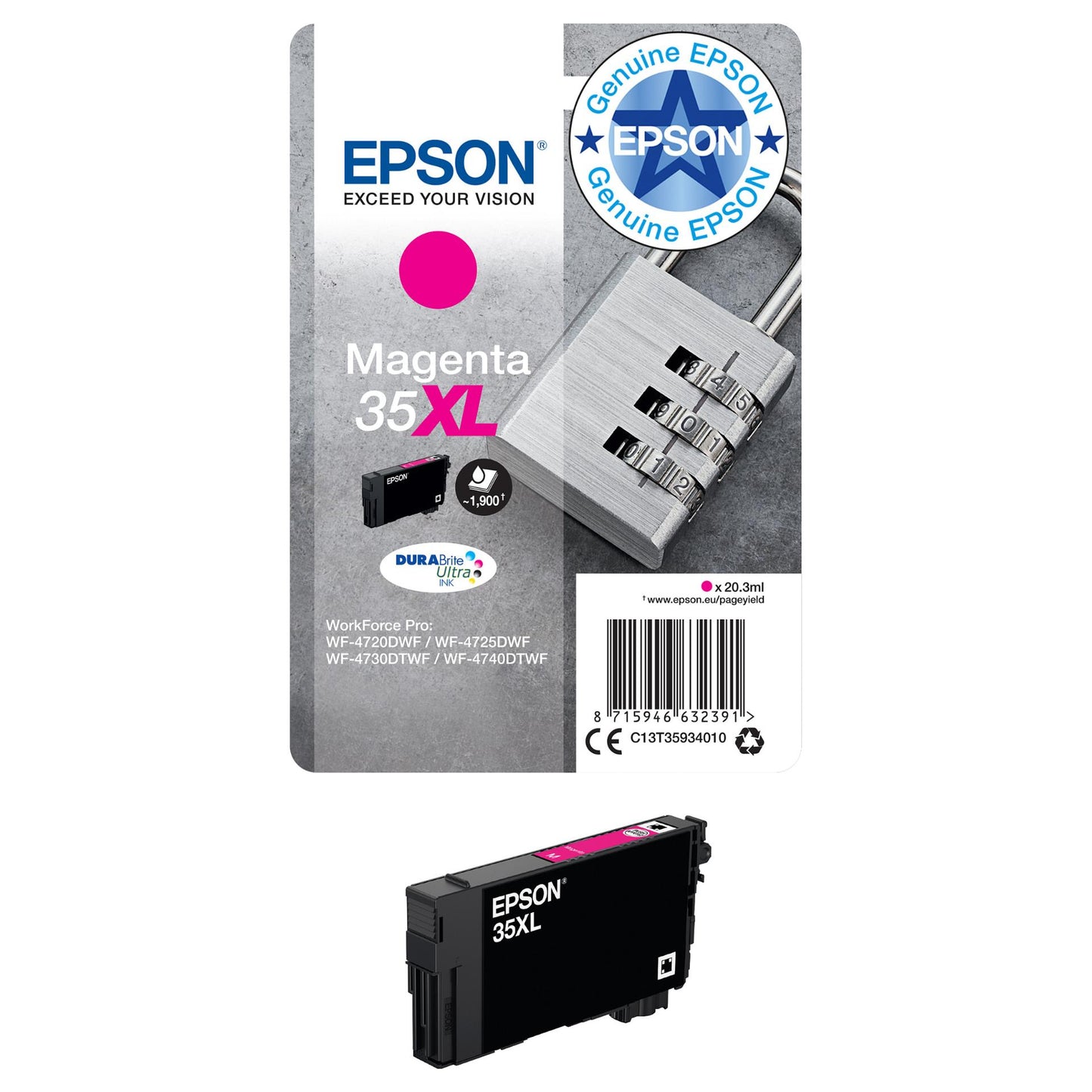 Epson C13T35934010 magenta HC