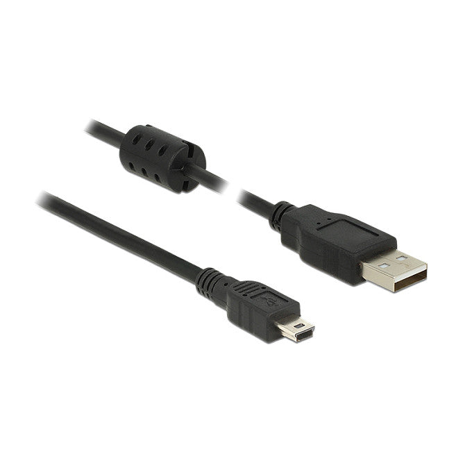 1.5m - USB 2.0-A/USB 2.0 Mini-B 1.5m USB A Mini-USB B Männlich Männlich Schwarz USB Kabel