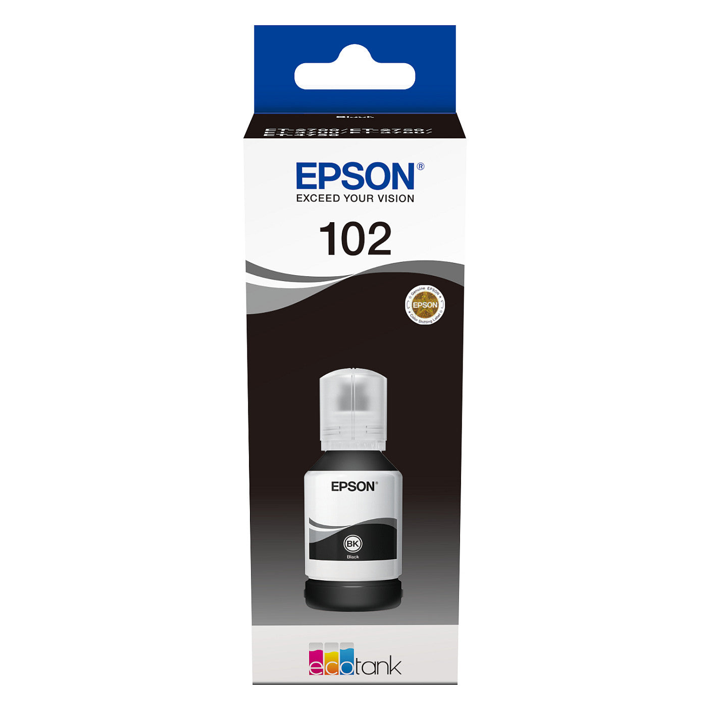 Epson Tinte 102 EcoTank C13T03R140 Schwarz bis zu 7.500 Seiten