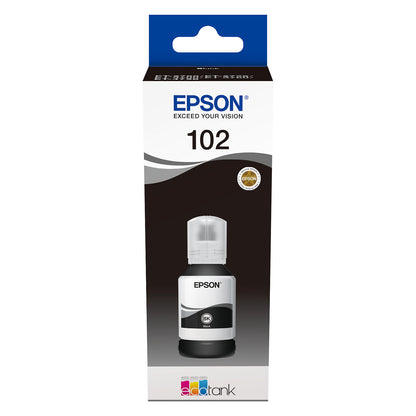 Epson Tinte 102 EcoTank C13T03R140 Schwarz bis zu 7.500 Seiten
