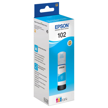 Epson Tinte 102 EcoTank C13T03R240 Cyan bis zu 6.000 Seiten