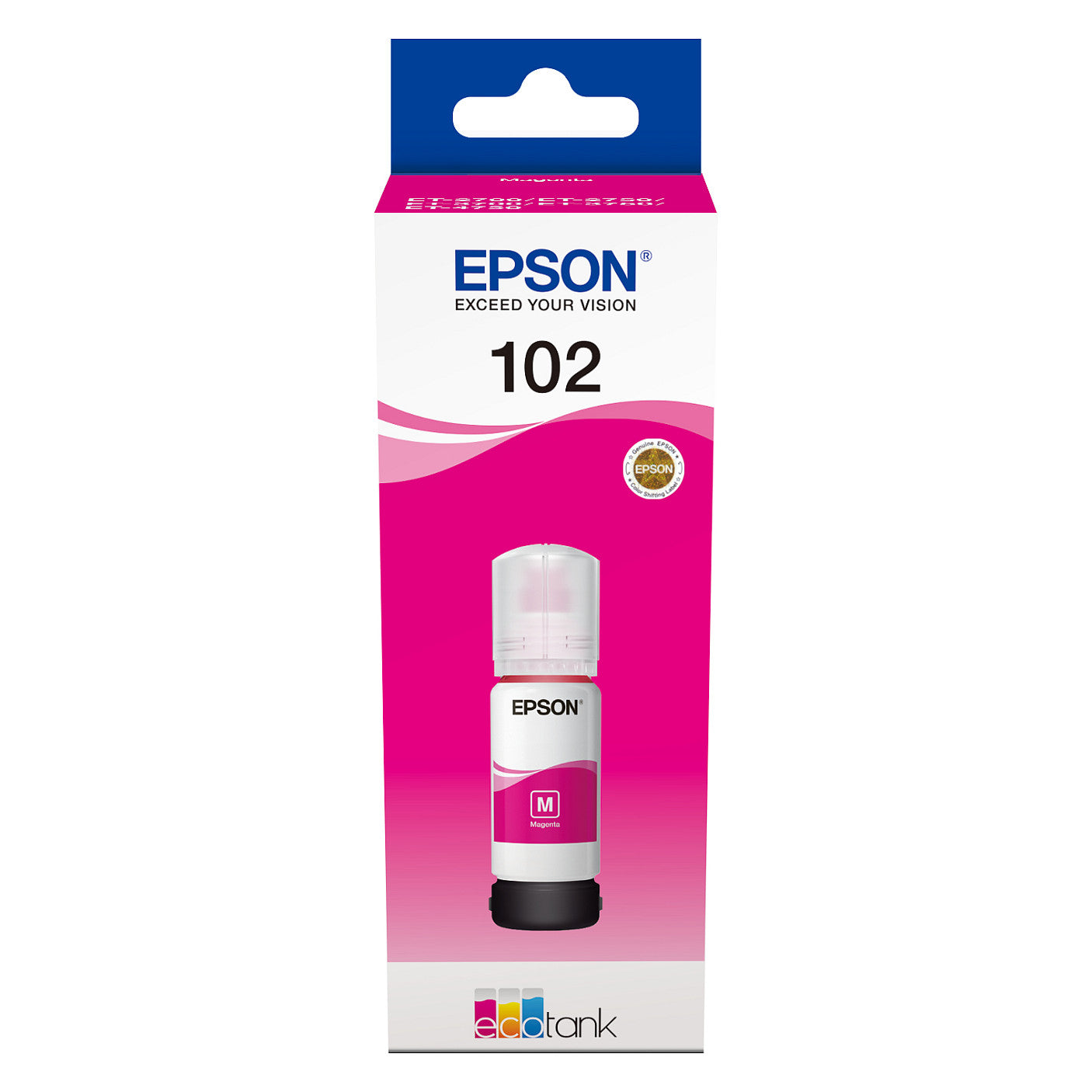 Epson Tinte 102 EcoTank C13T03R340 Magenta bis zu 6.000 Seiten