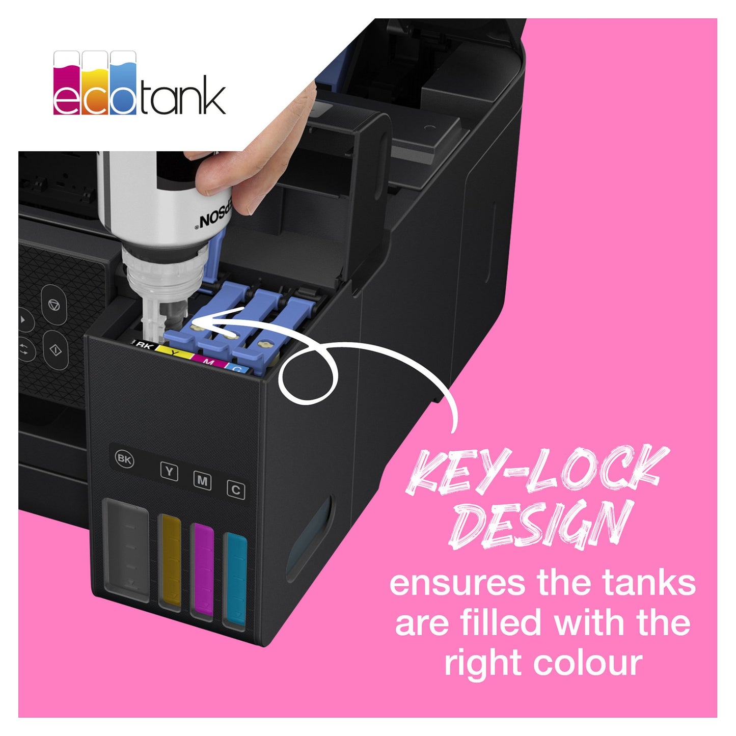 Epson Tinte 102 EcoTank C13T03R340 Magenta bis zu 6.000 Seiten