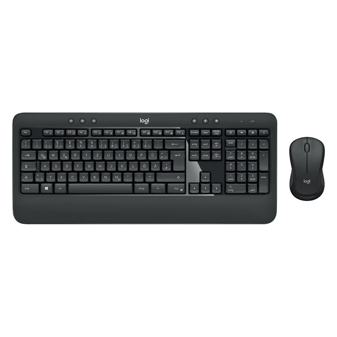 Logitech MK540 Advanced Wireless Combo Black QWERTZ DE