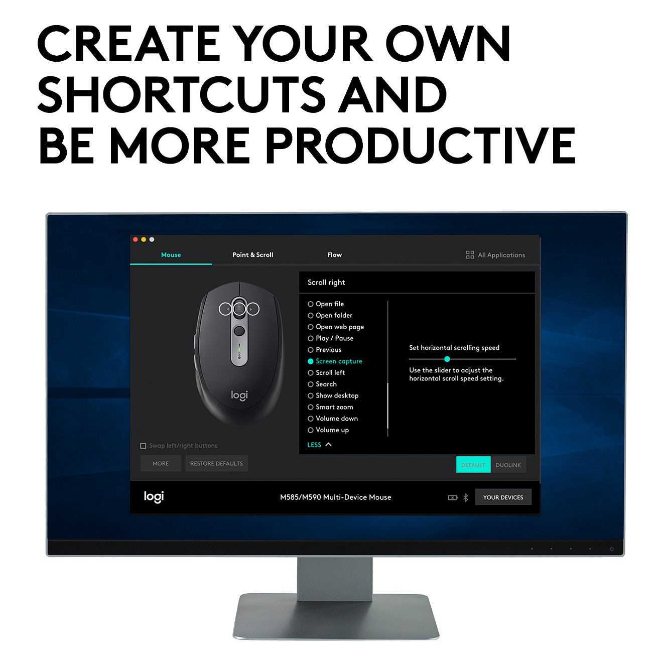 Logitech M590 Silent Bluetooth Optisch Graphit