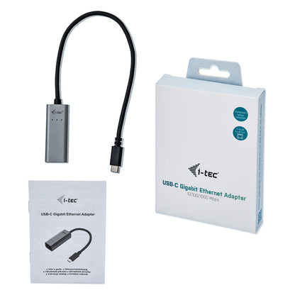 USB I-Tec USB-C Metal Gigabit Ethernet Adapter