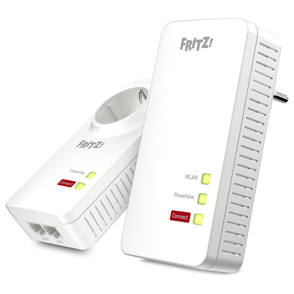 INTD AVM FRITZ! Powerline 1260E WLAN Set 1200Mbit/s Eingebauter Ethernet-Anschluss WLAN Weiß