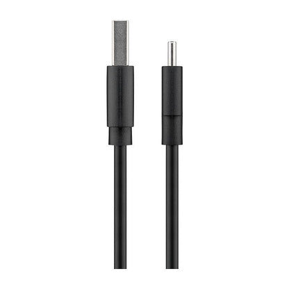 Goobay USB 2.0 Kabel, USB-A Stecker > USB-C Stecker (schwarz, 1 Meter)