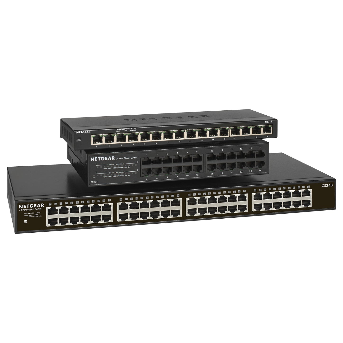48P Netgear GS348 RM
