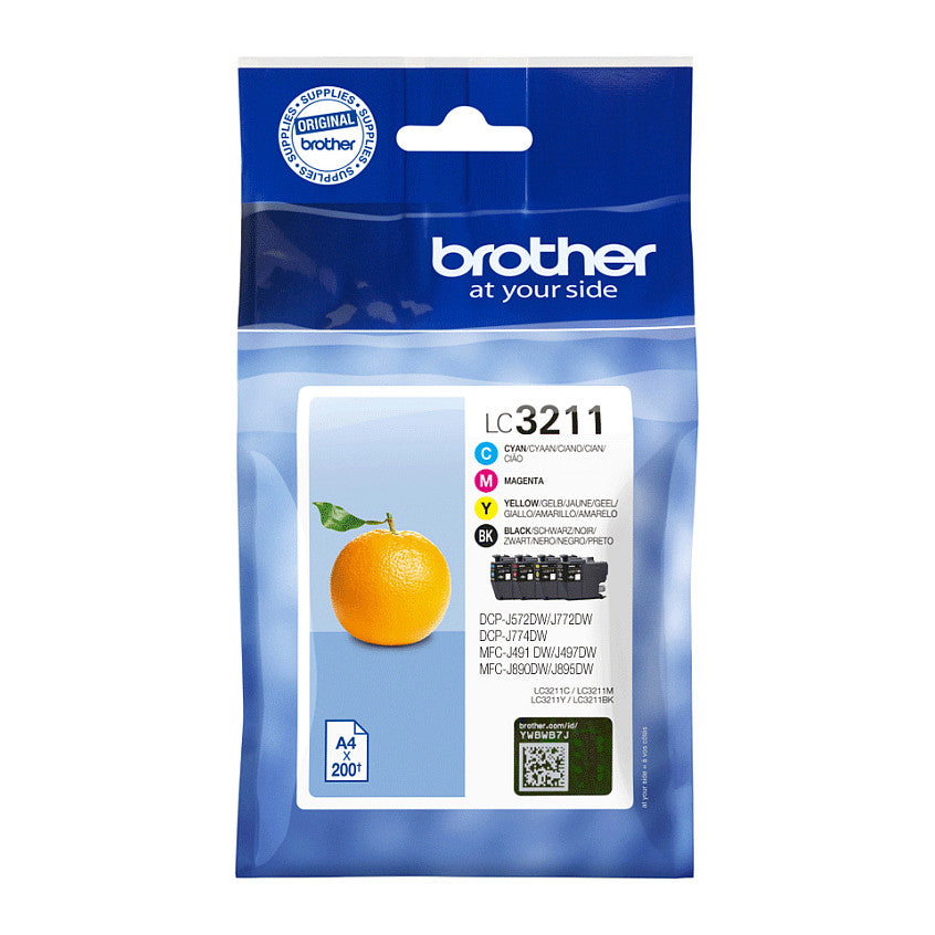 Brother Tinte LC-3211 Value Pack (BK/C/M/Y)