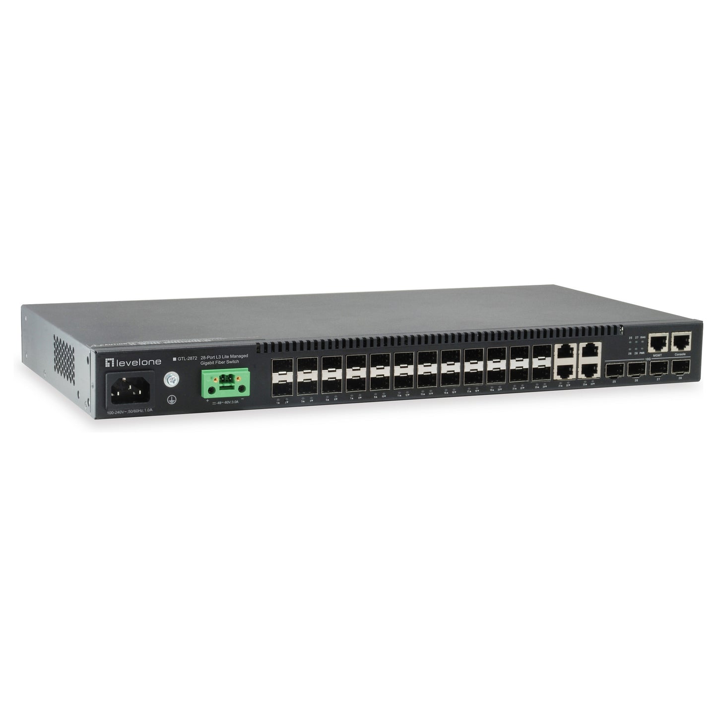 Switch 48.3cm 24x SFP GTL-2872 4xGE 4xSFP+ - Switch - Glasfaser (LWL)