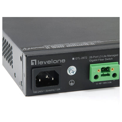 Switch 48.3cm 24x SFP GTL-2872 4xGE 4xSFP+ - Switch - Glasfaser (LWL)