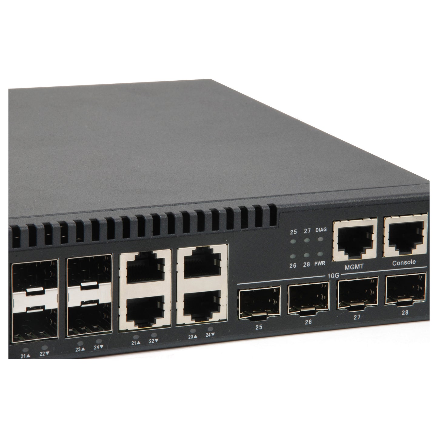 Switch 48.3cm 24x SFP GTL-2872 4xGE 4xSFP+ - Switch - Glasfaser (LWL)